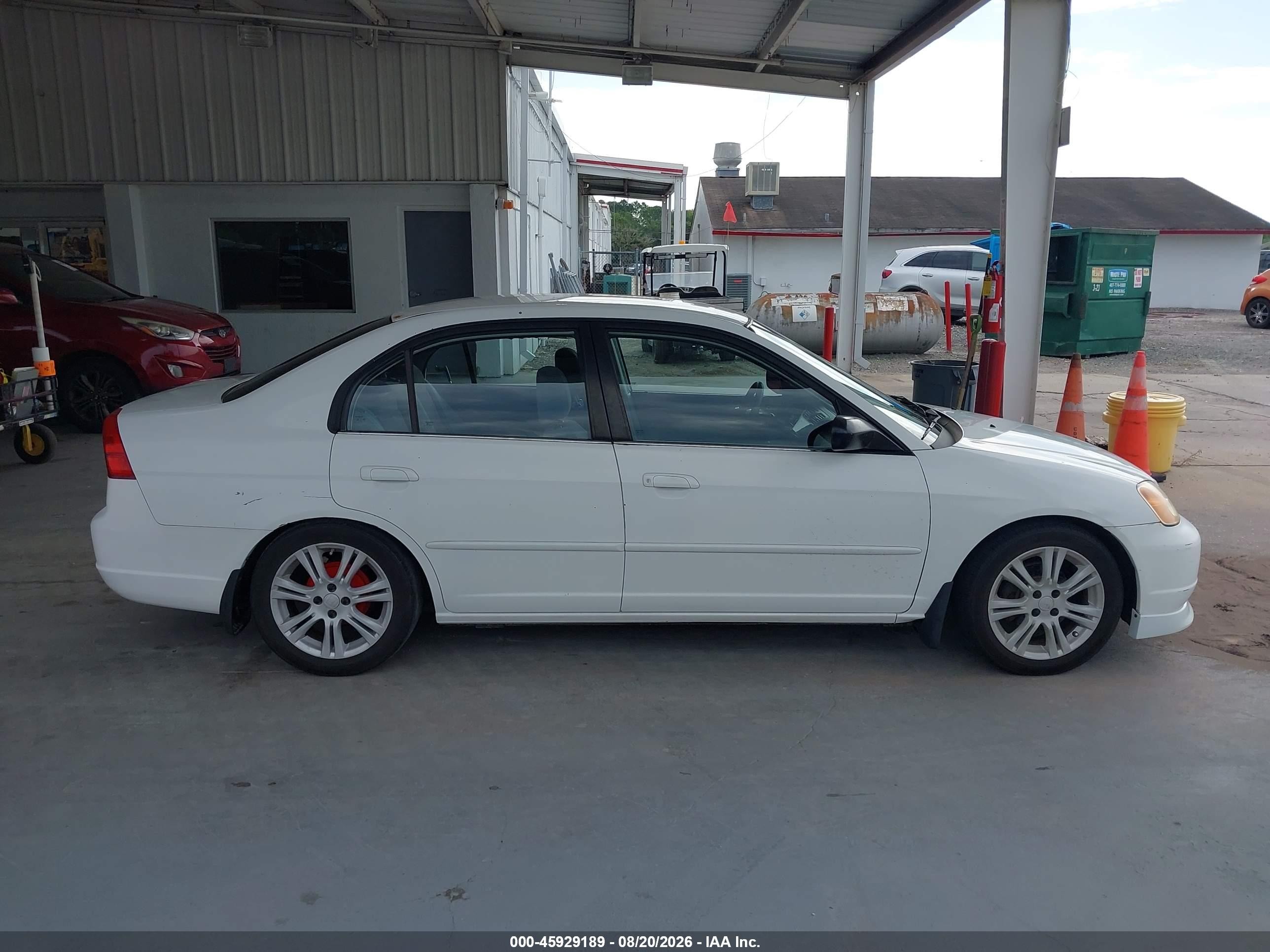 2002 Honda Civic Lx Белый vin: 1HGES16592L059107
