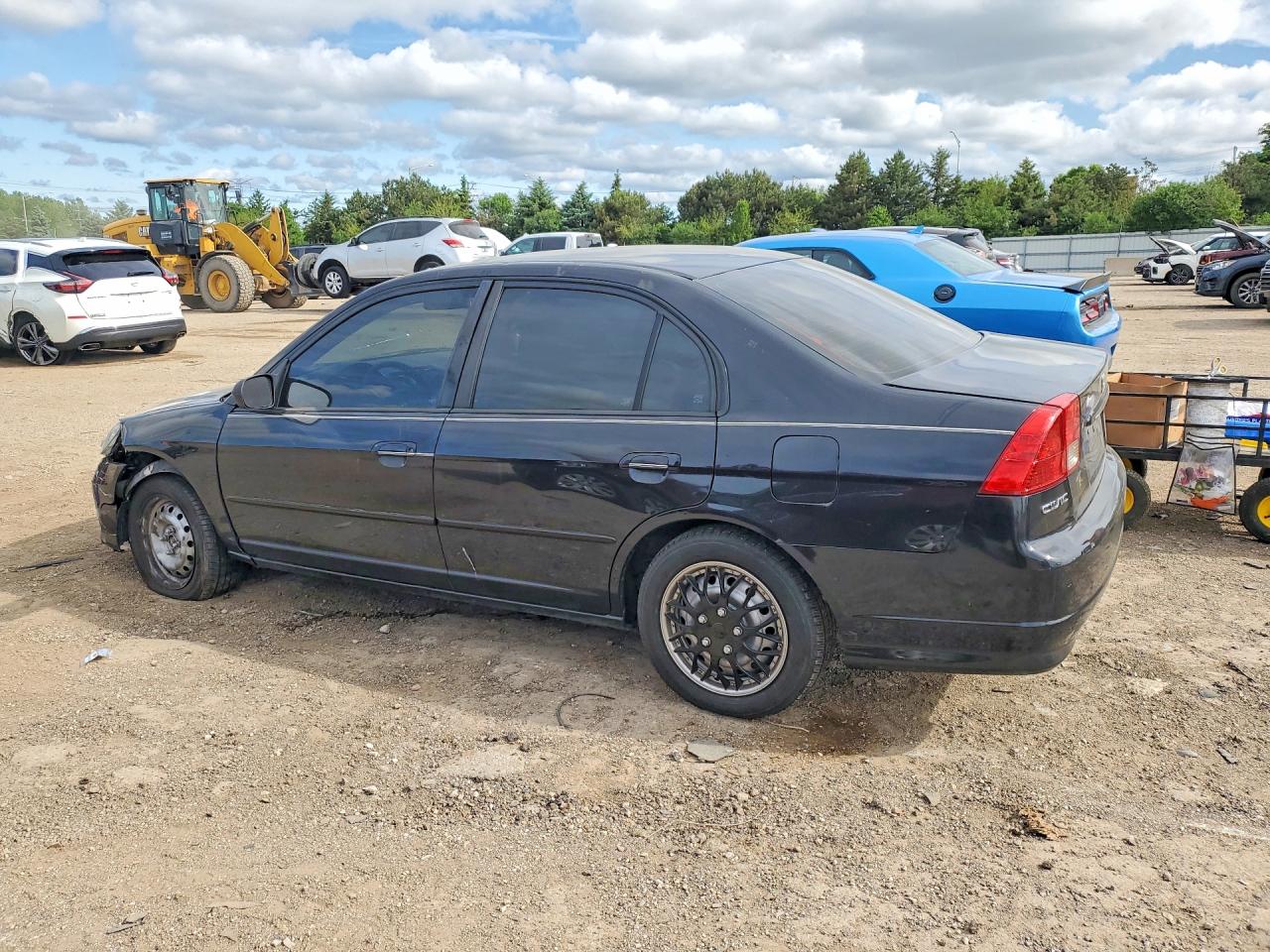 2004 Honda Civic Lx Black vin: 1HGES16594L015093