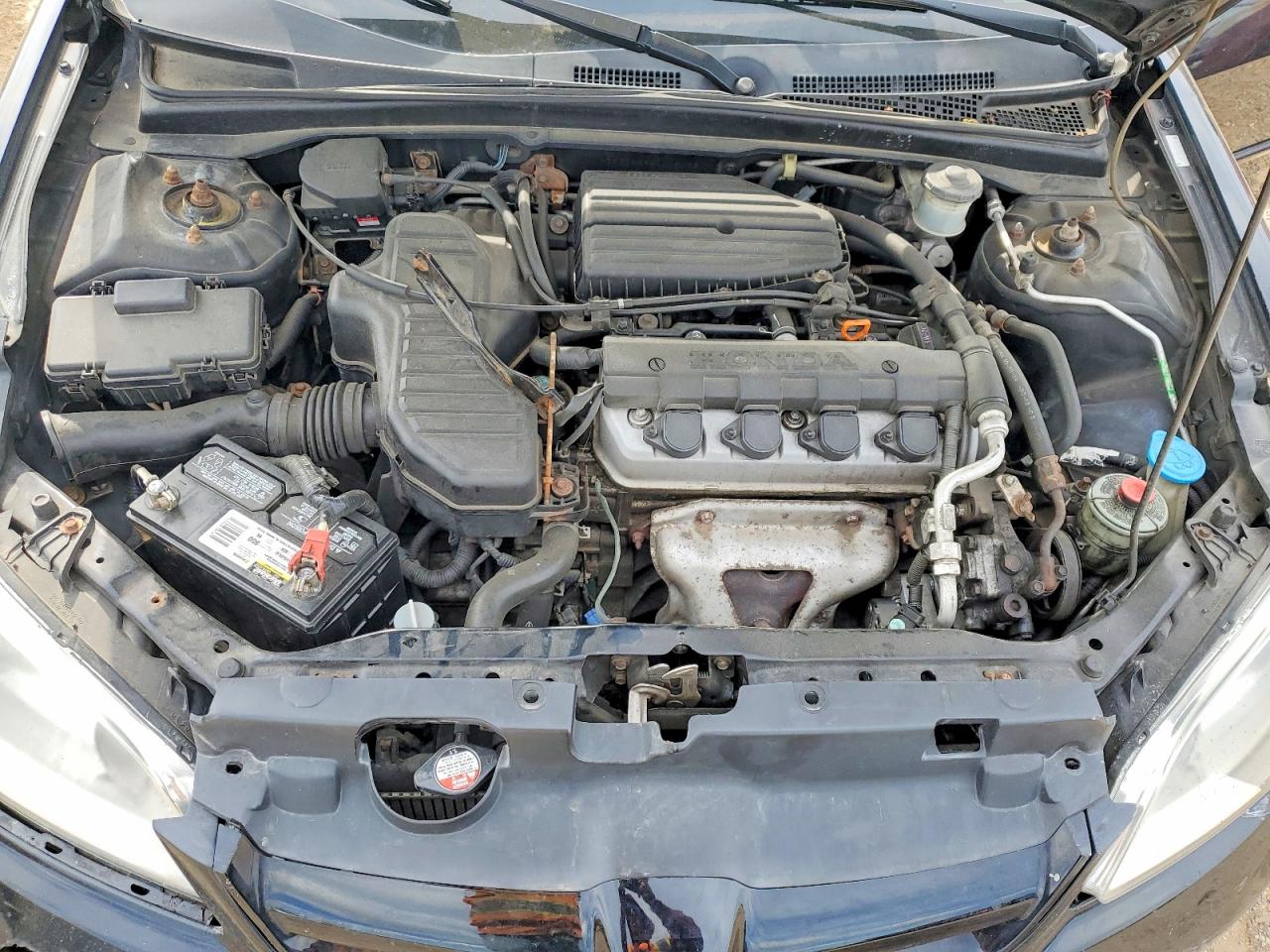2004 Honda Civic Lx Black vin: 1HGES16594L015093
