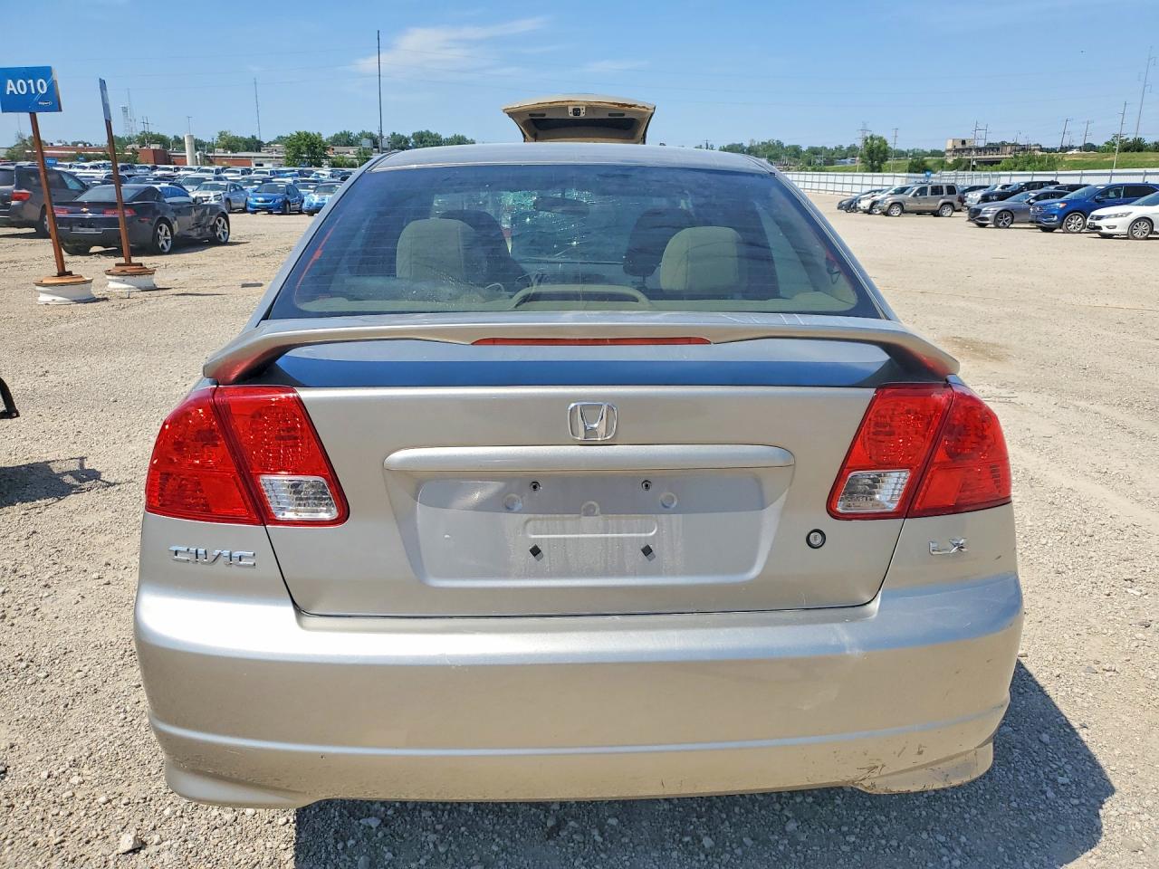 2004 Honda Civic Lx Silver vin: 1HGES16594L023906