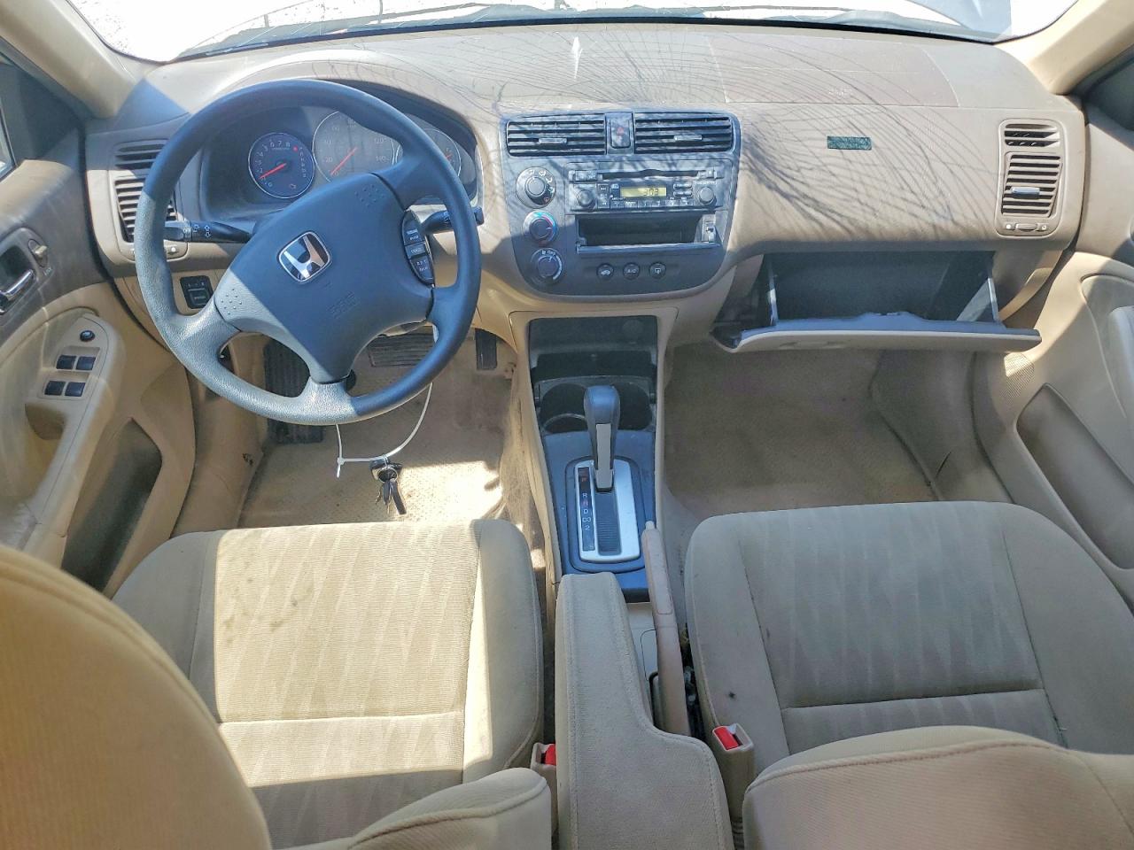 2004 Honda Civic Lx Silver vin: 1HGES16594L023906