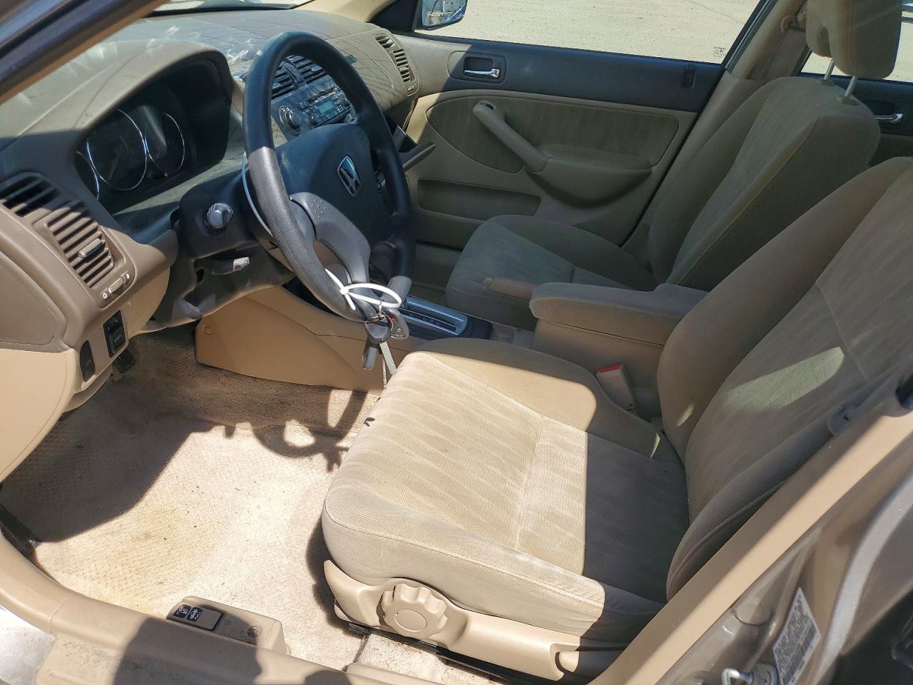 2004 Honda Civic Lx Silver vin: 1HGES16594L023906