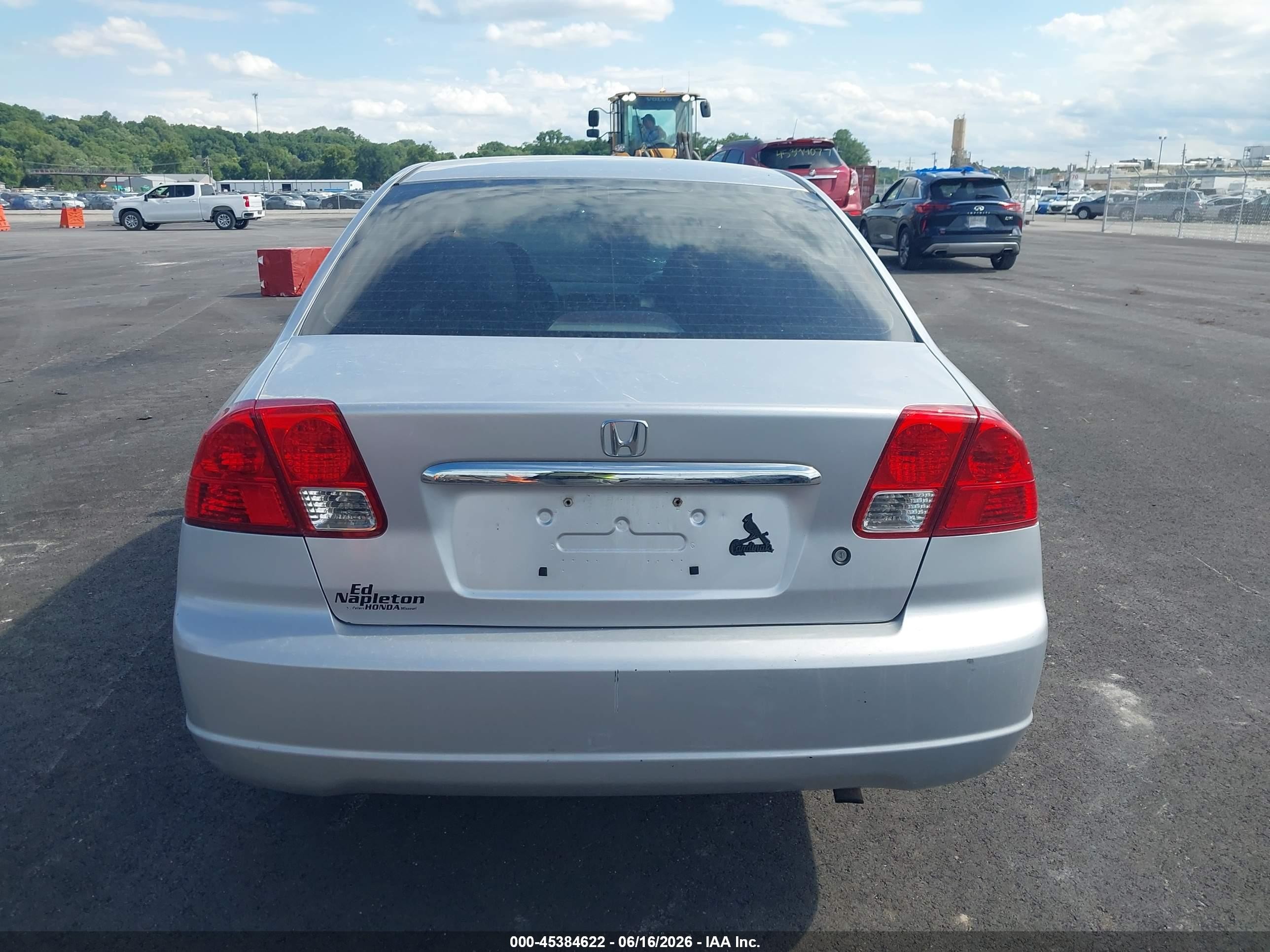 2003 Honda Civic Lx Silver vin: 1HGES165X3L031043