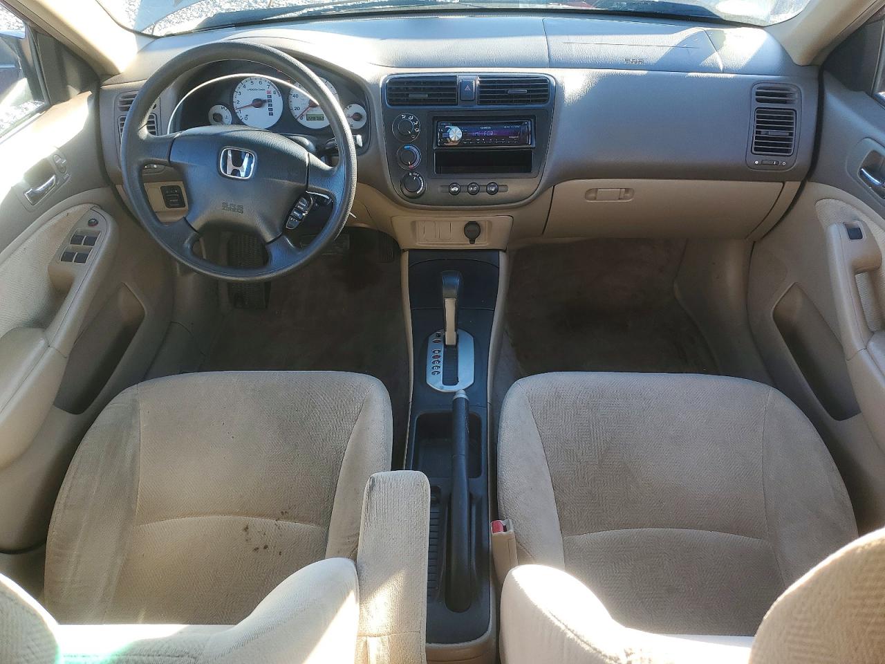 2002 Honda Civic Lx Burgundy vin: 1HGES16602L034069