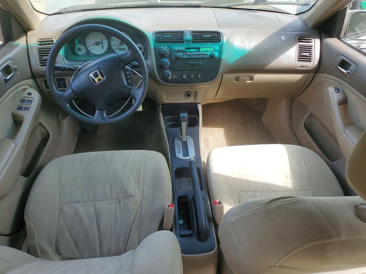 2002 Honda Civic Lx Beige vin: 1HGES16692L005069
