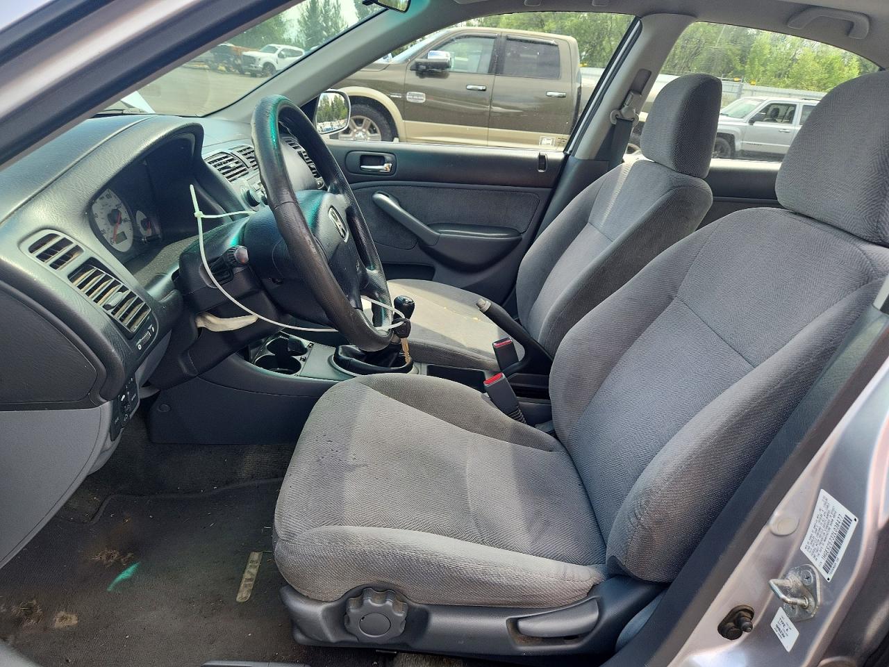 2002 Honda Civic Ex Серебряный vin: 1HGES25732L036477