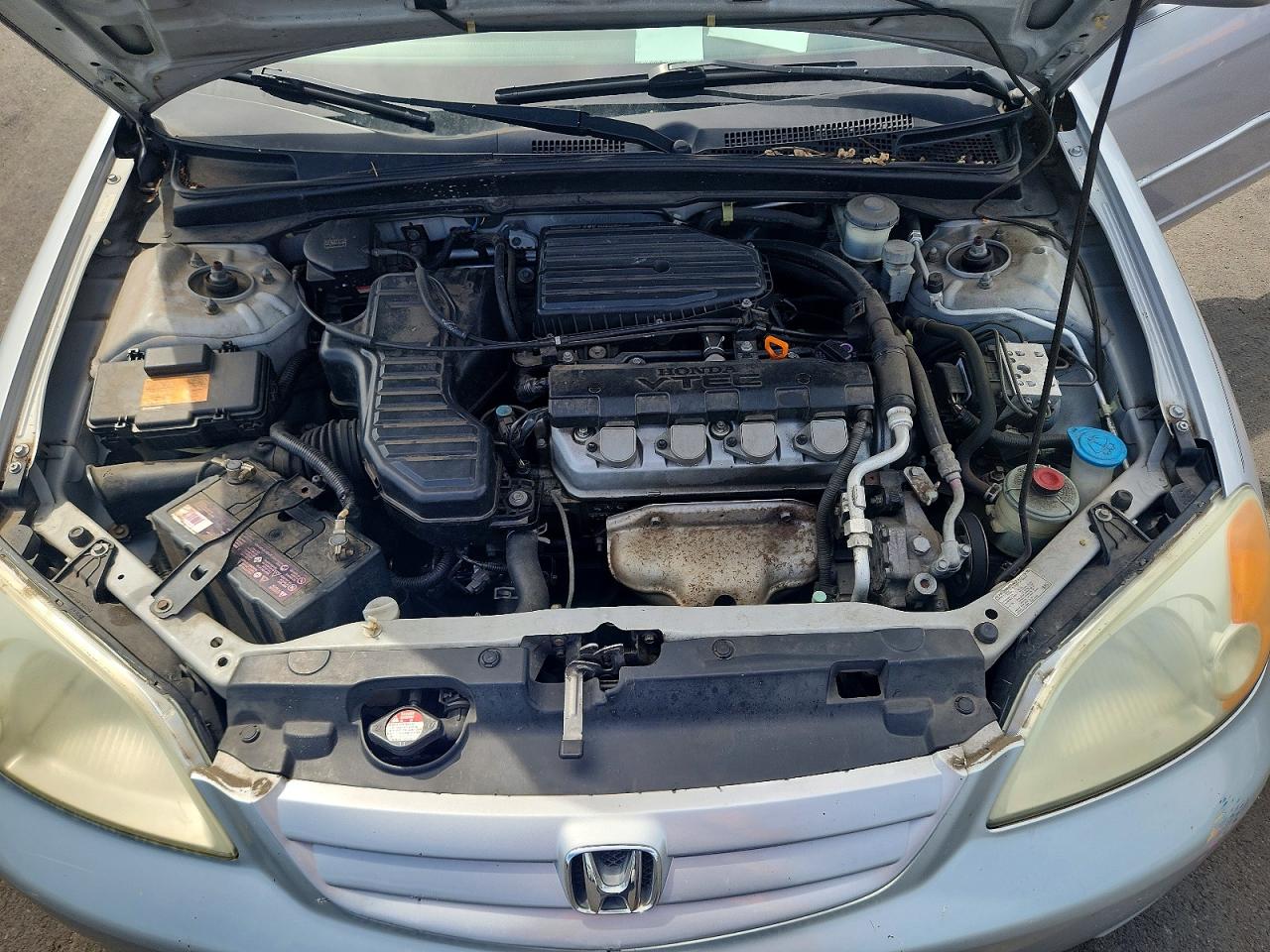 2002 Honda Civic Ex Серебряный vin: 1HGES25732L036477