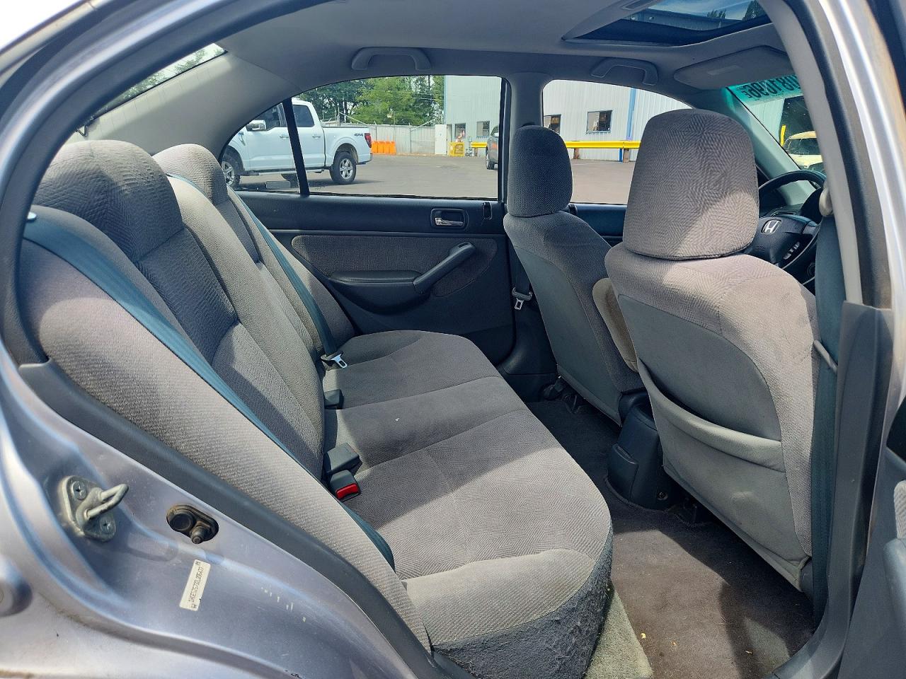 2002 Honda Civic Ex Серебряный vin: 1HGES25732L036477