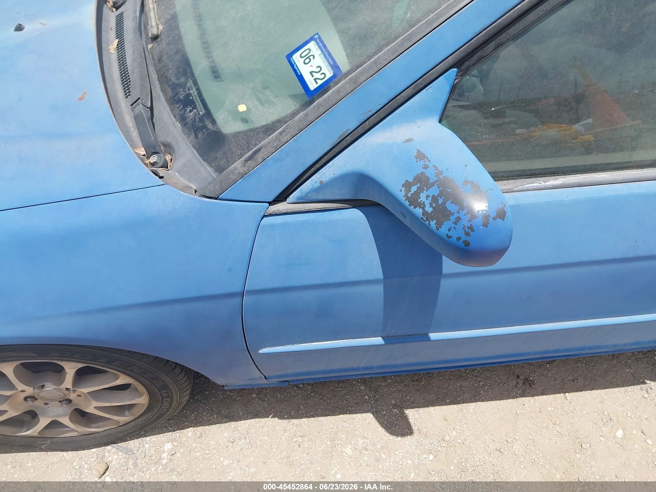 2001 Honda Civic Ex Blue vin: 1HGES25751L075733