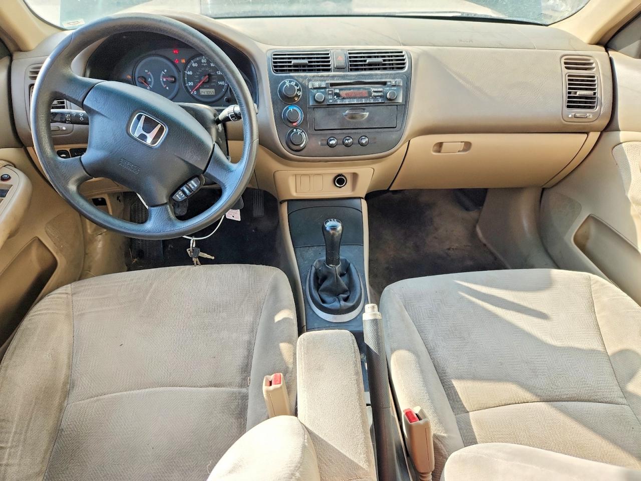 2002 Honda Civic Ex Green vin: 1HGES25812L038480