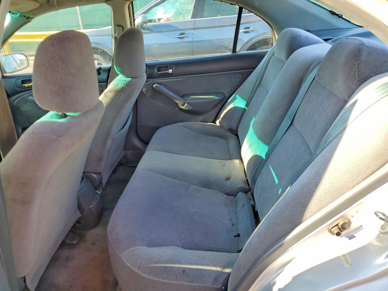 2002 Honda Civic Ex Silver vin: 1HGES26702L058886