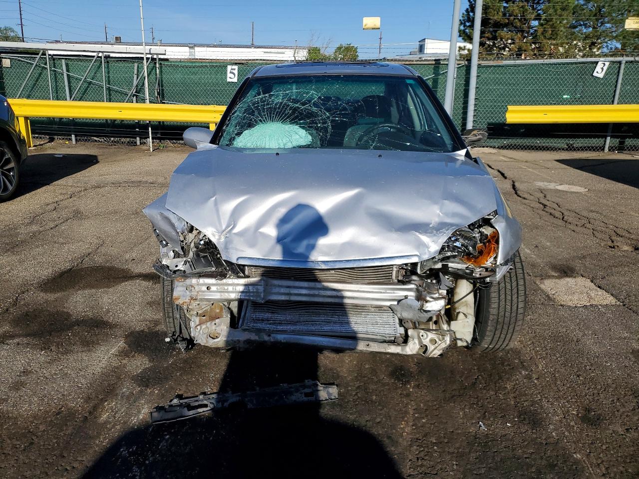 2002 Honda Civic Ex Silver vin: 1HGES26702L058886