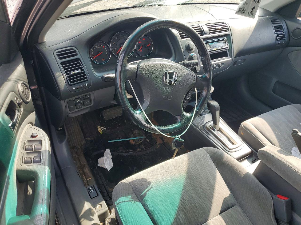 2005 Honda Civic Серый vin: 1HGES26705L009529