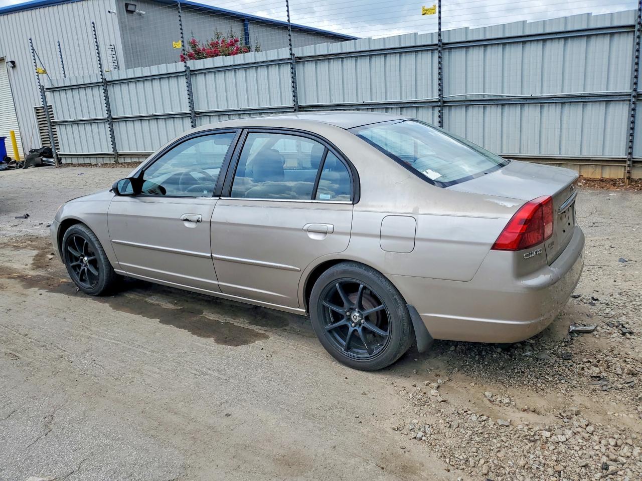 2001 Honda Civic Ex Tan vin: 1HGES26711L014006