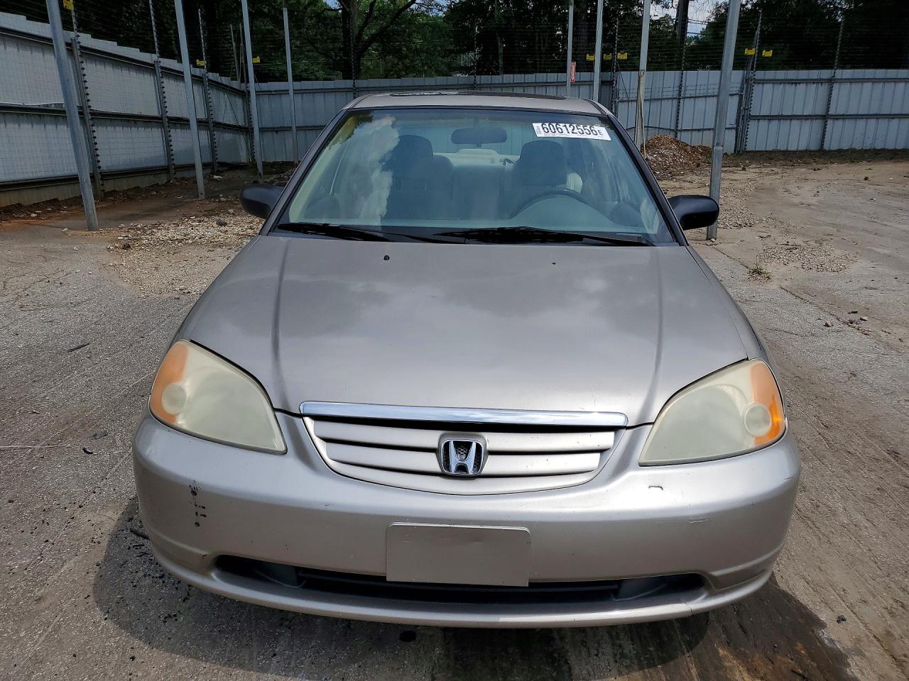 2001 Honda Civic Ex Tan vin: 1HGES26711L014006