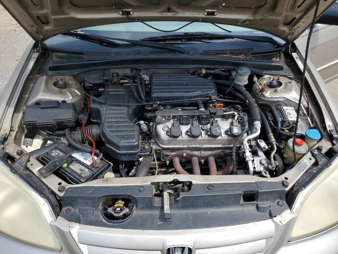 2001 Honda Civic Ex Tan vin: 1HGES26711L014006