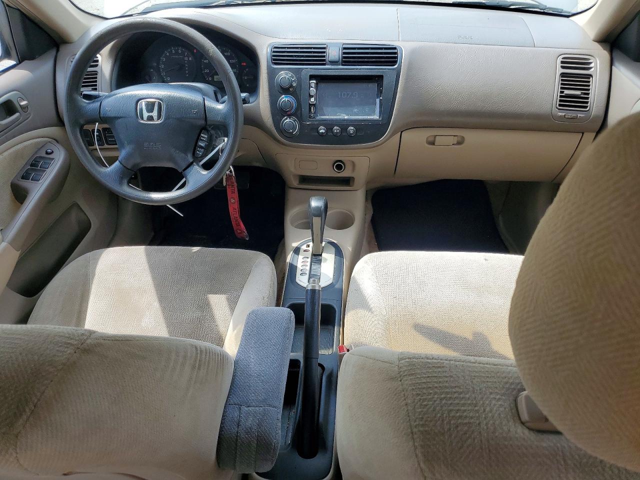 2001 Honda Civic Ex Tan vin: 1HGES26711L014006