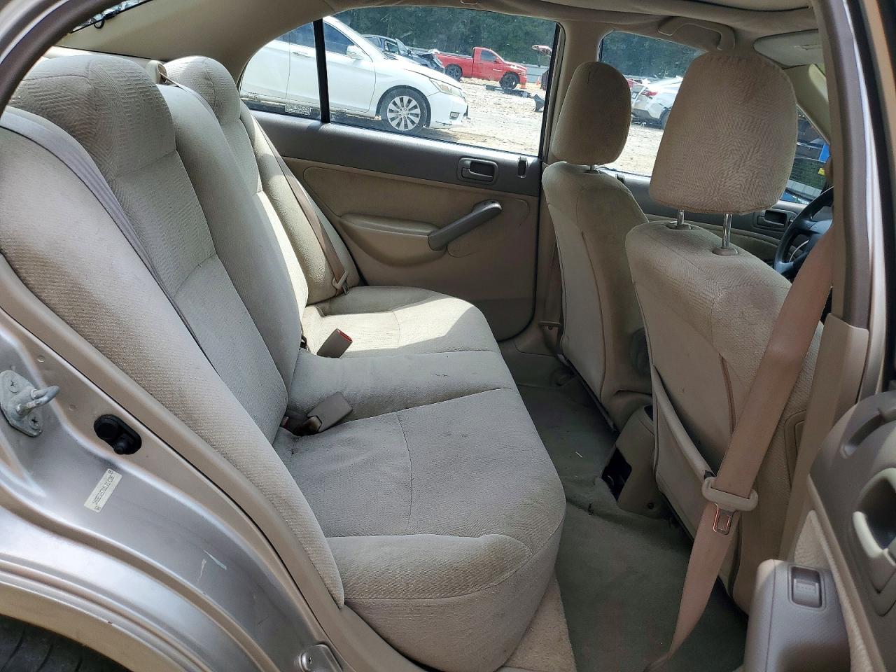 2001 Honda Civic Ex Tan vin: 1HGES26711L014006