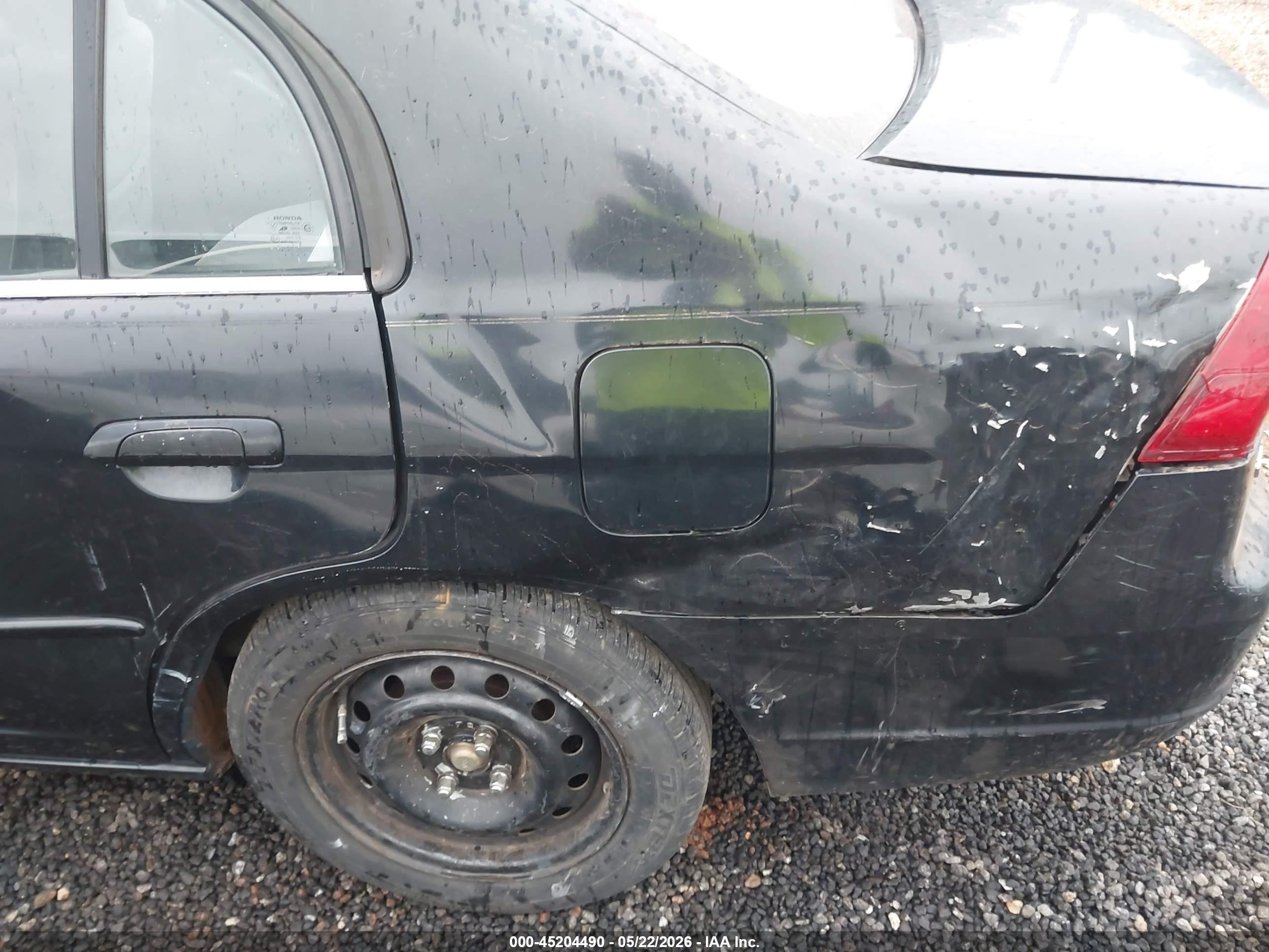 2002 Honda Civic Ex Black vin: 1HGES26732L051141