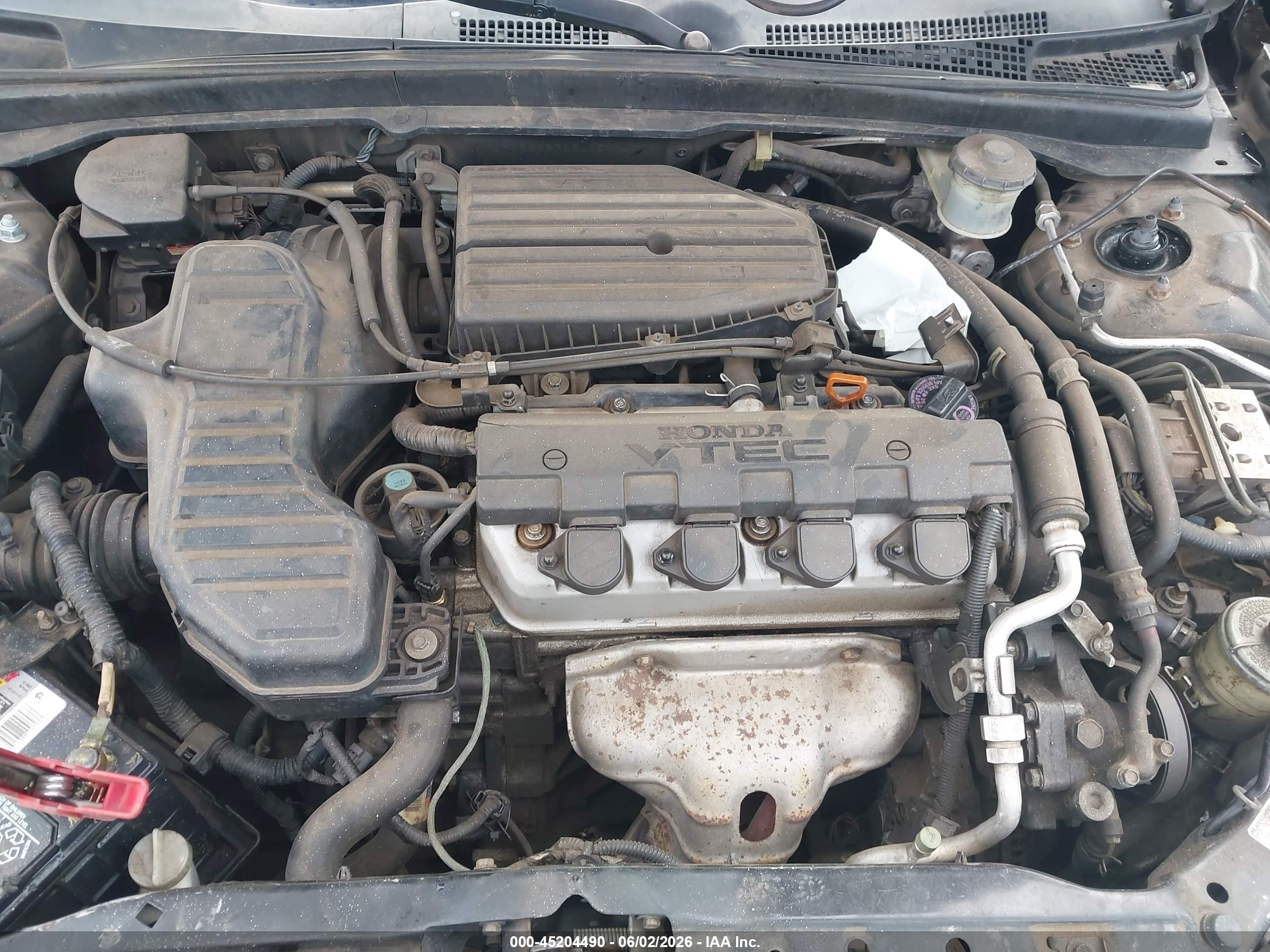 2002 Honda Civic Ex Black vin: 1HGES26732L051141