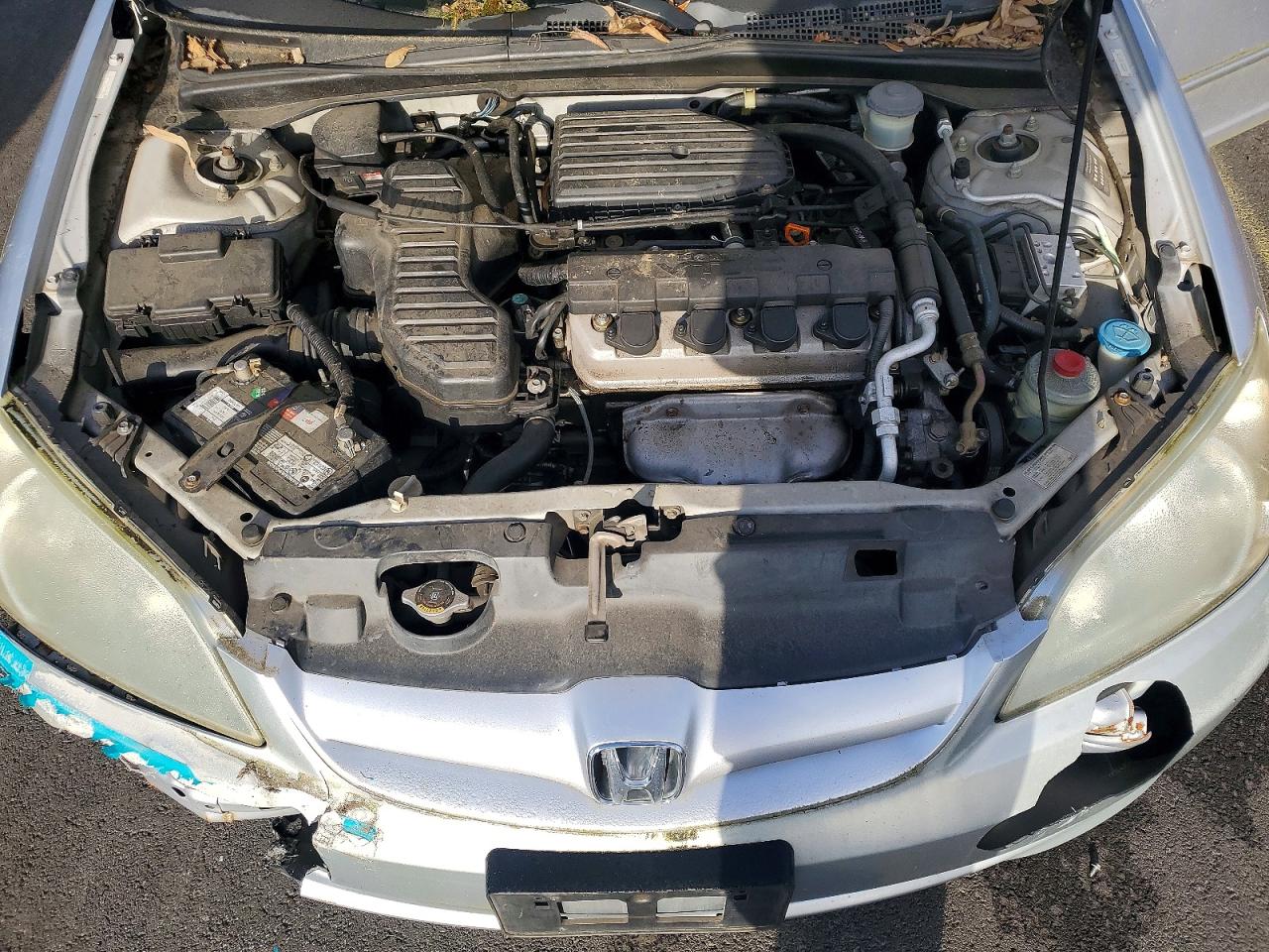 2005 Honda Civic Ex Silver vin: 1HGES26735L012036