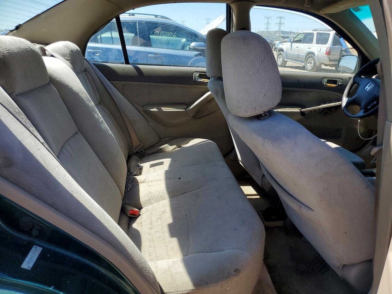 2002 Honda Civic Ex Green vin: 1HGES26742L008265