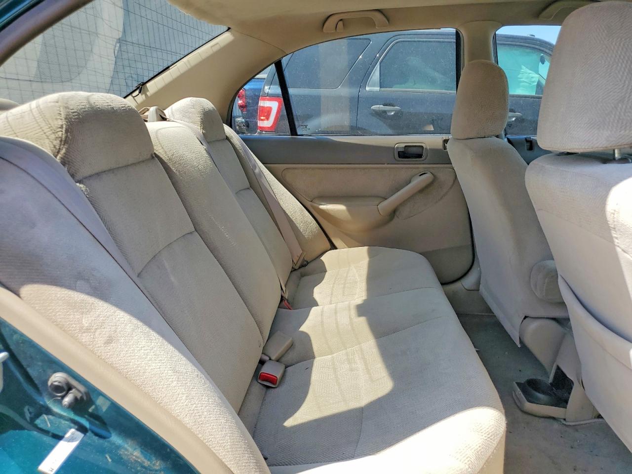 2002 Honda Civic Ex Зеленый vin: 1HGES26742L009741