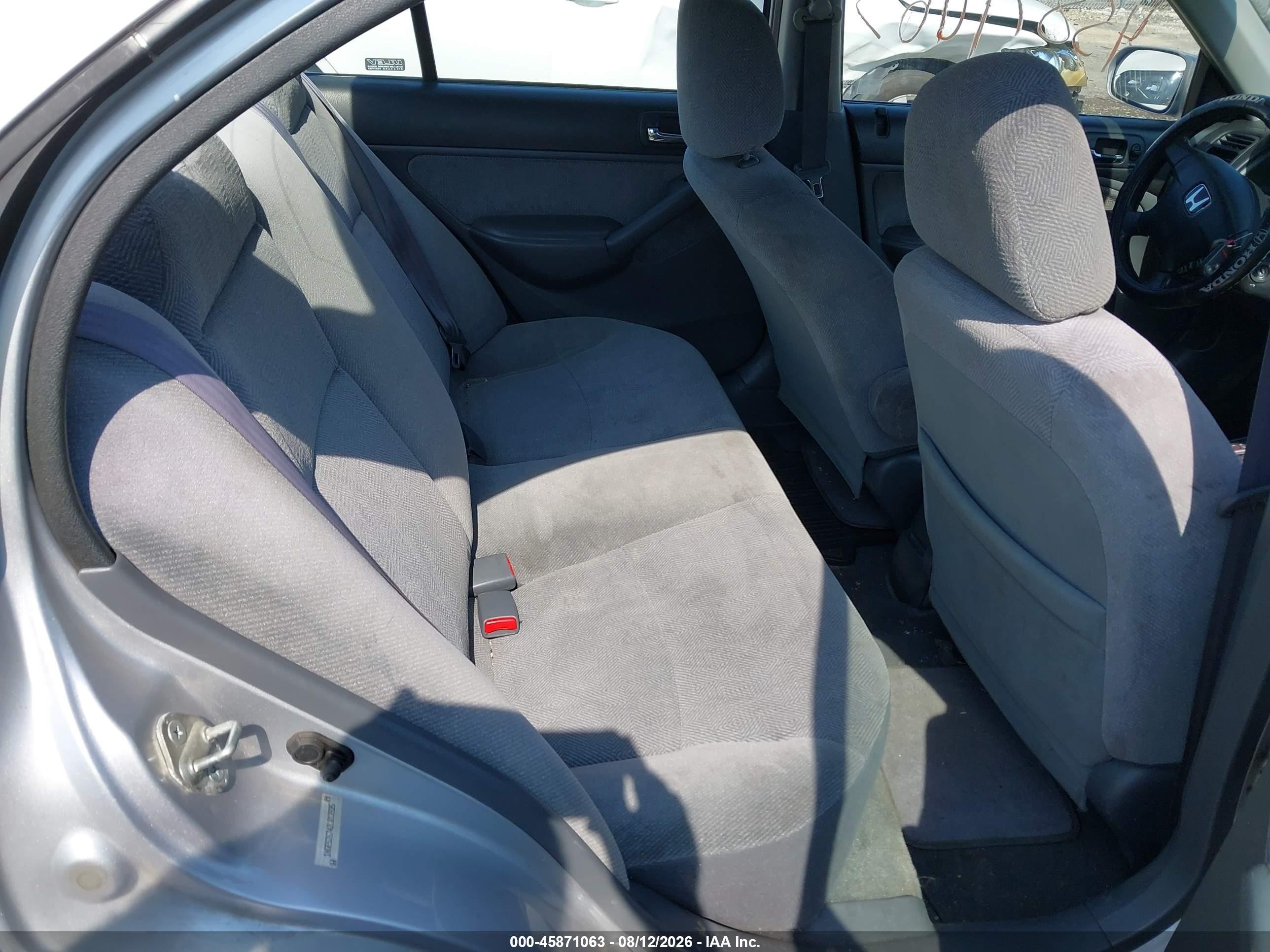 2002 Honda Civic Ex Silver vin: 1HGES26742L013935