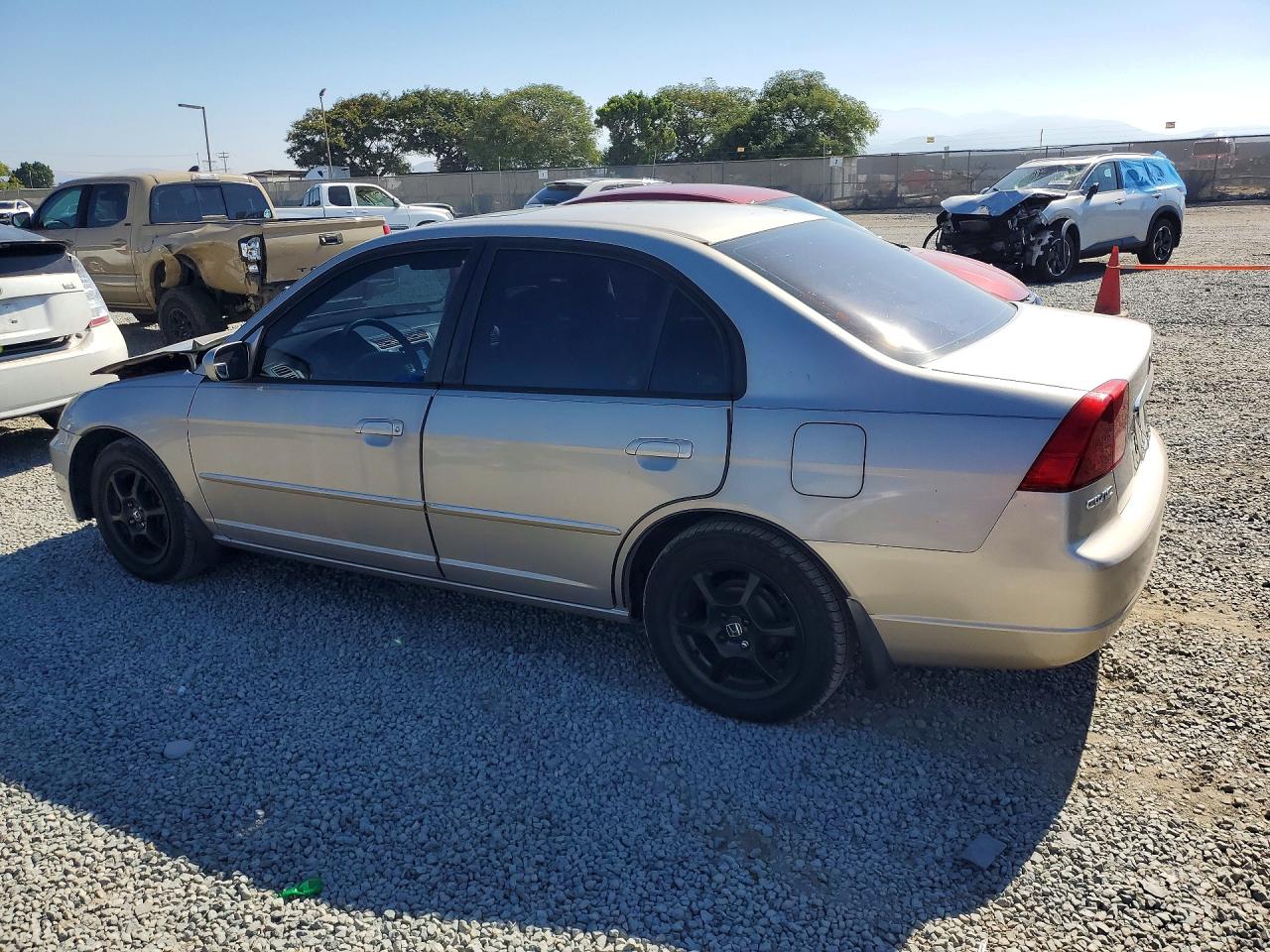 2002 Honda Civic Ex Tan vin: 1HGES26742L043758