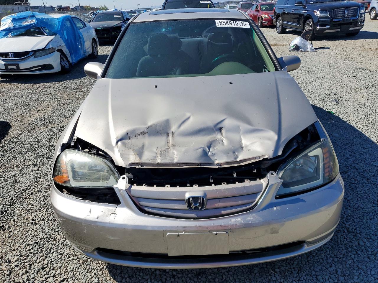 2002 Honda Civic Ex Tan vin: 1HGES26742L043758