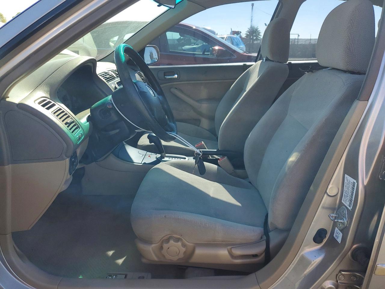 2002 Honda Civic Ex Tan vin: 1HGES26742L043758