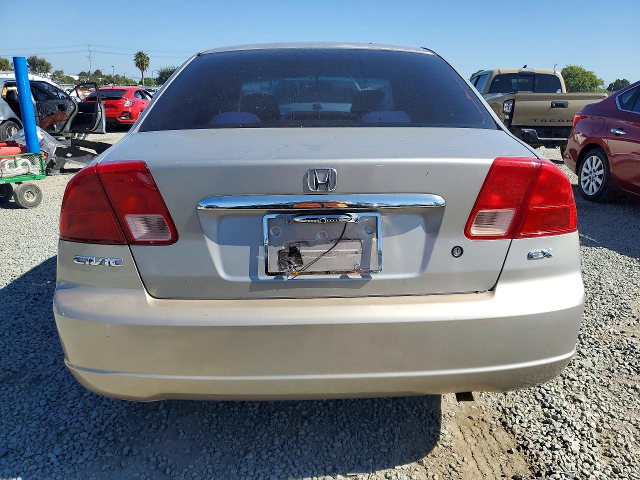 2002 Honda Civic Ex Tan vin: 1HGES26742L043758