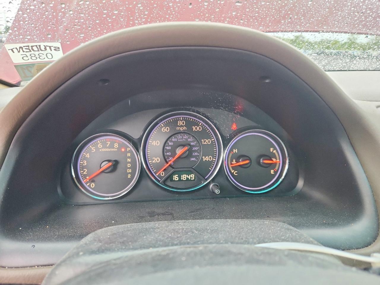2003 Honda Civic Ex Burgundy vin: 1HGES26743L008221
