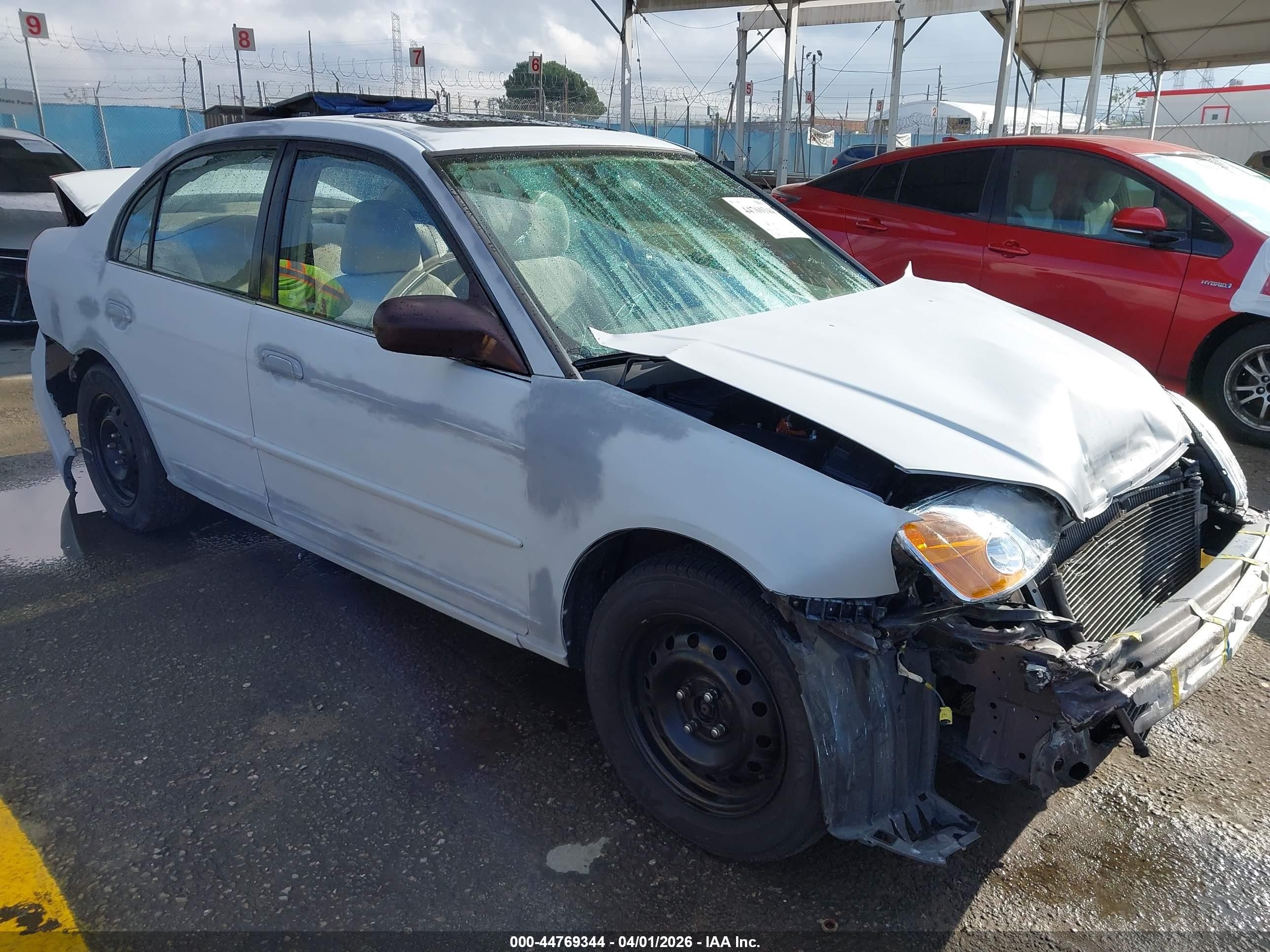2001 Honda Civic Ex Gray vin: 1HGES26761L031674