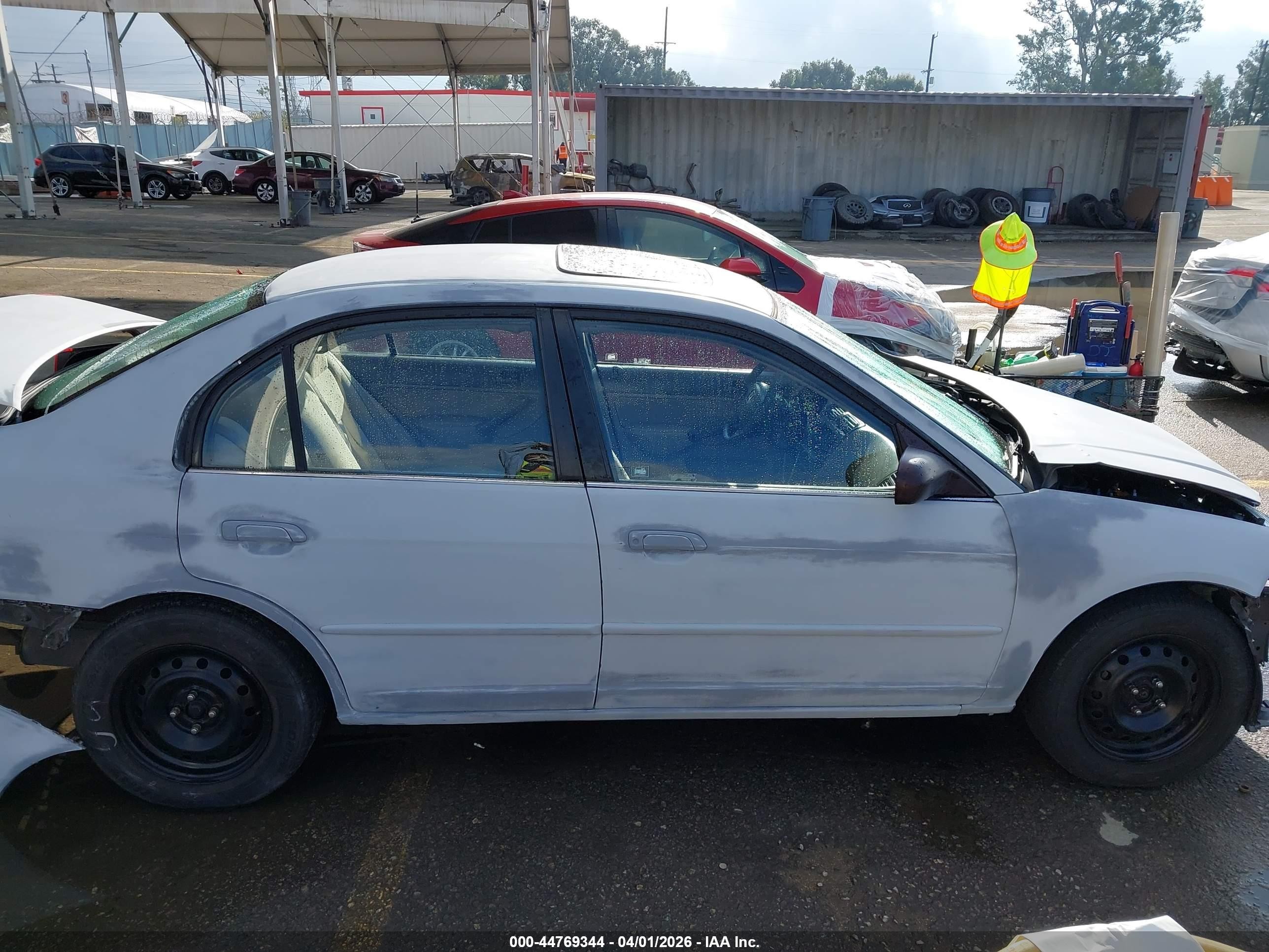 2001 Honda Civic Ex Gray vin: 1HGES26761L031674