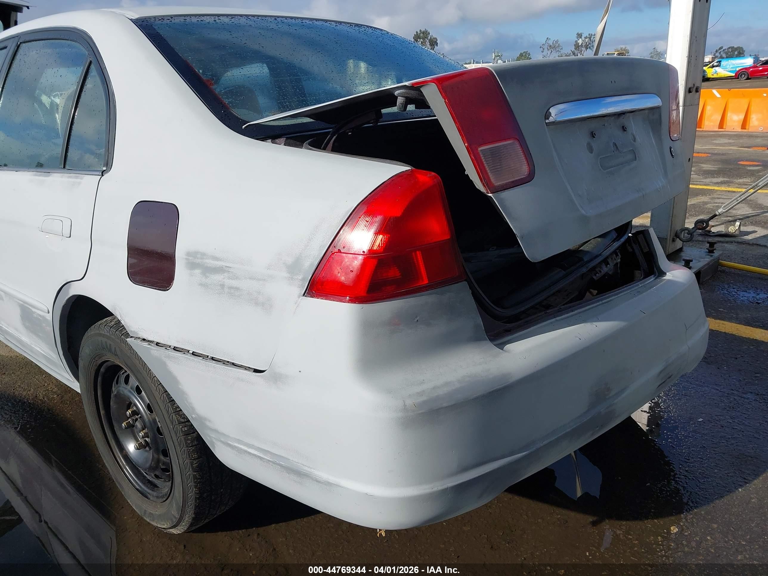 2001 Honda Civic Ex Gray vin: 1HGES26761L031674