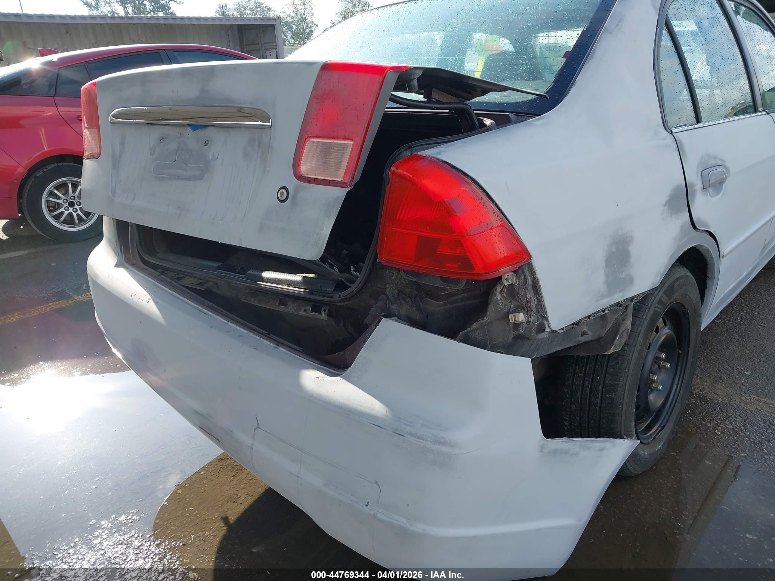 2001 Honda Civic Ex Gray vin: 1HGES26761L031674