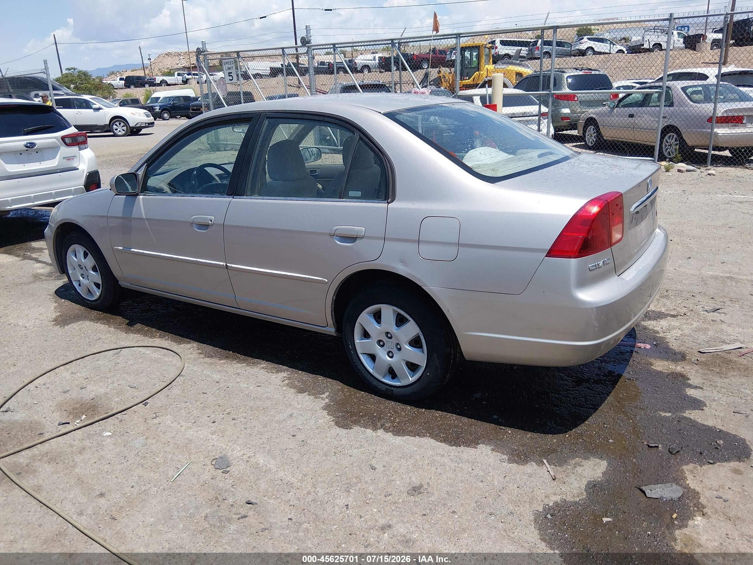 2002 Honda Civic Ex Gold vin: 1HGES26762L056401