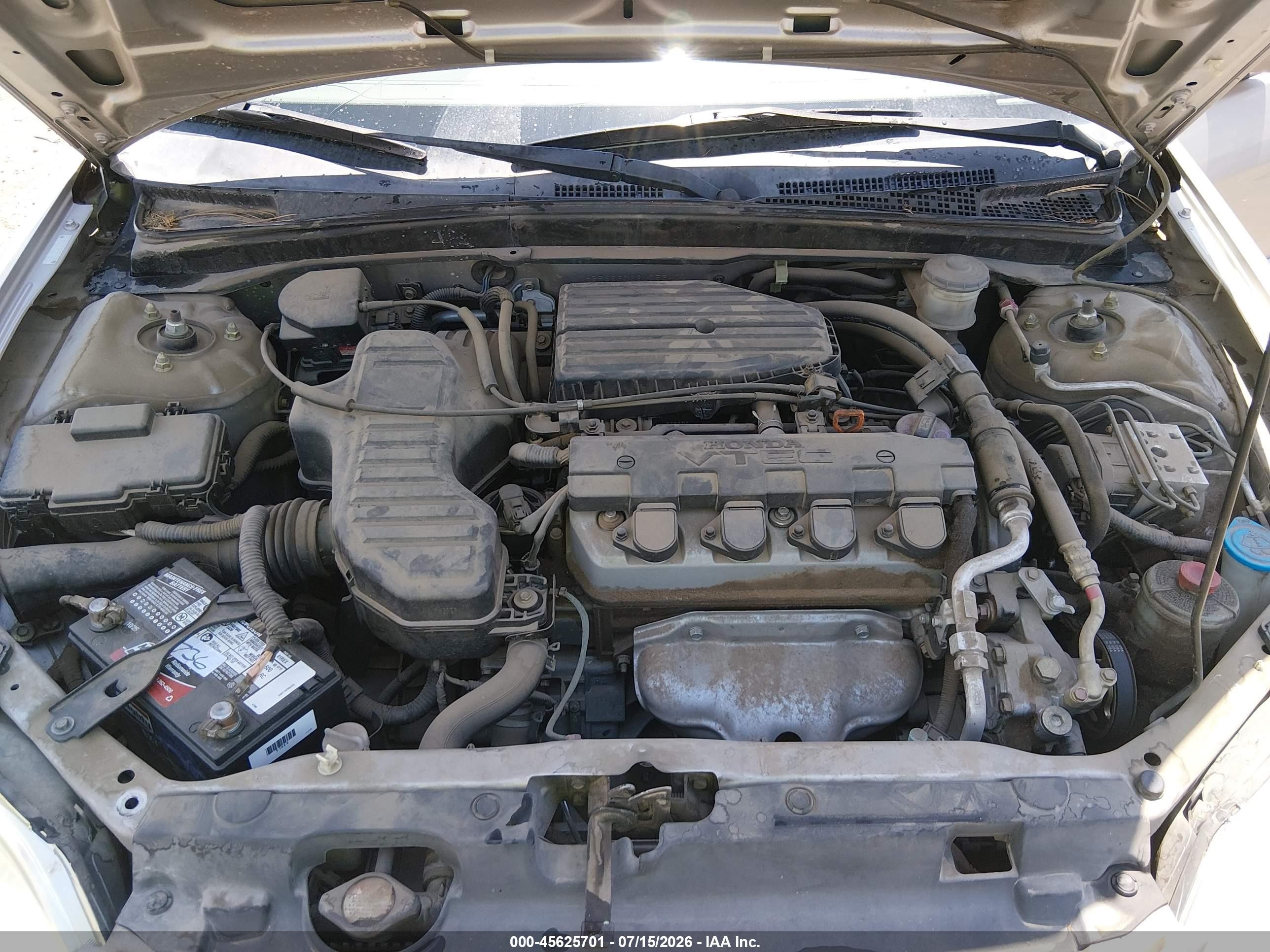 2002 Honda Civic Ex Gold vin: 1HGES26762L056401