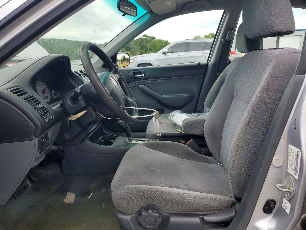 2002 Honda Civic Ex Серебряный vin: 1HGES26762L074381