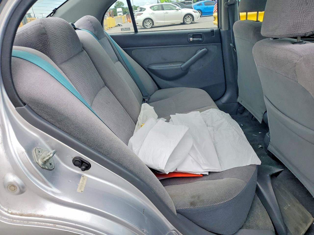 2002 Honda Civic Ex Серебряный vin: 1HGES26762L074381