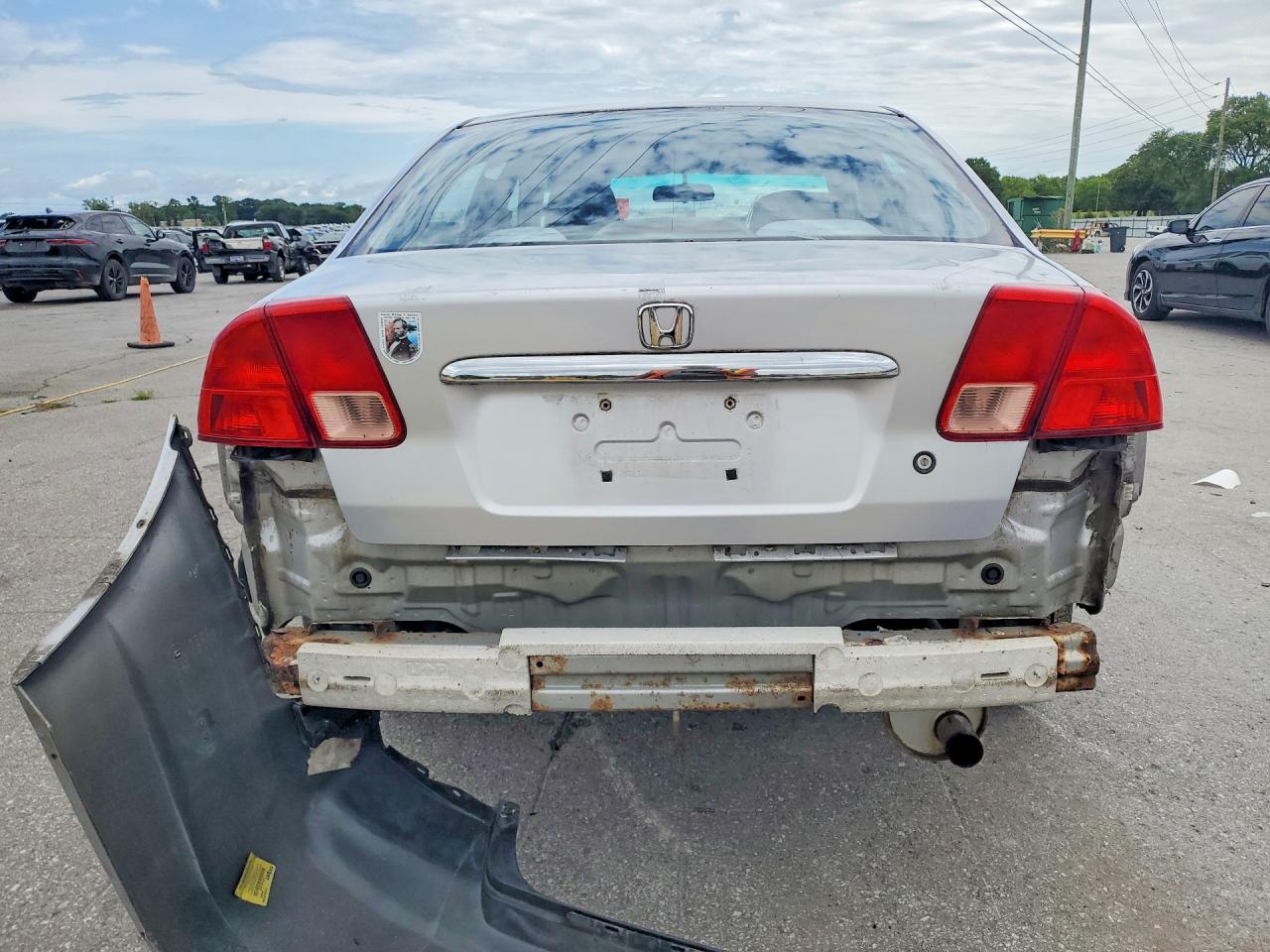 2002 Honda Civic Ex Серебряный vin: 1HGES26762L074381