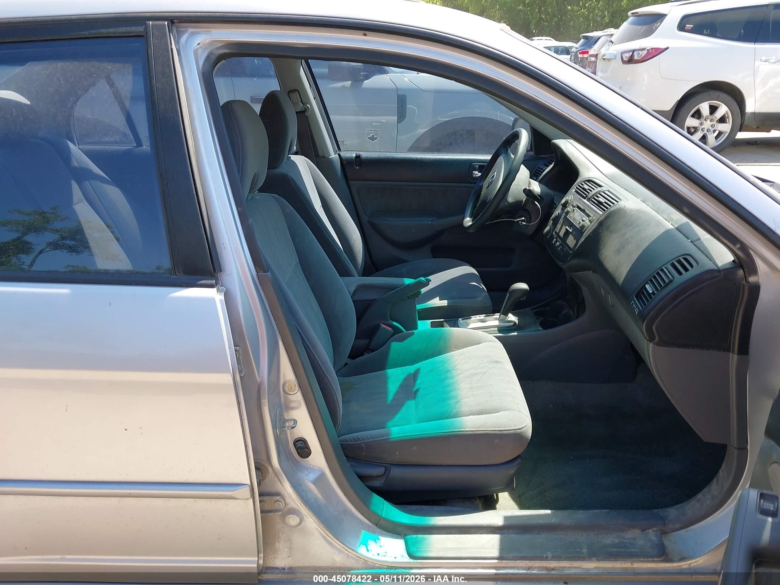 2003 Honda Civic Ex Silver vin: 1HGES26763L007670