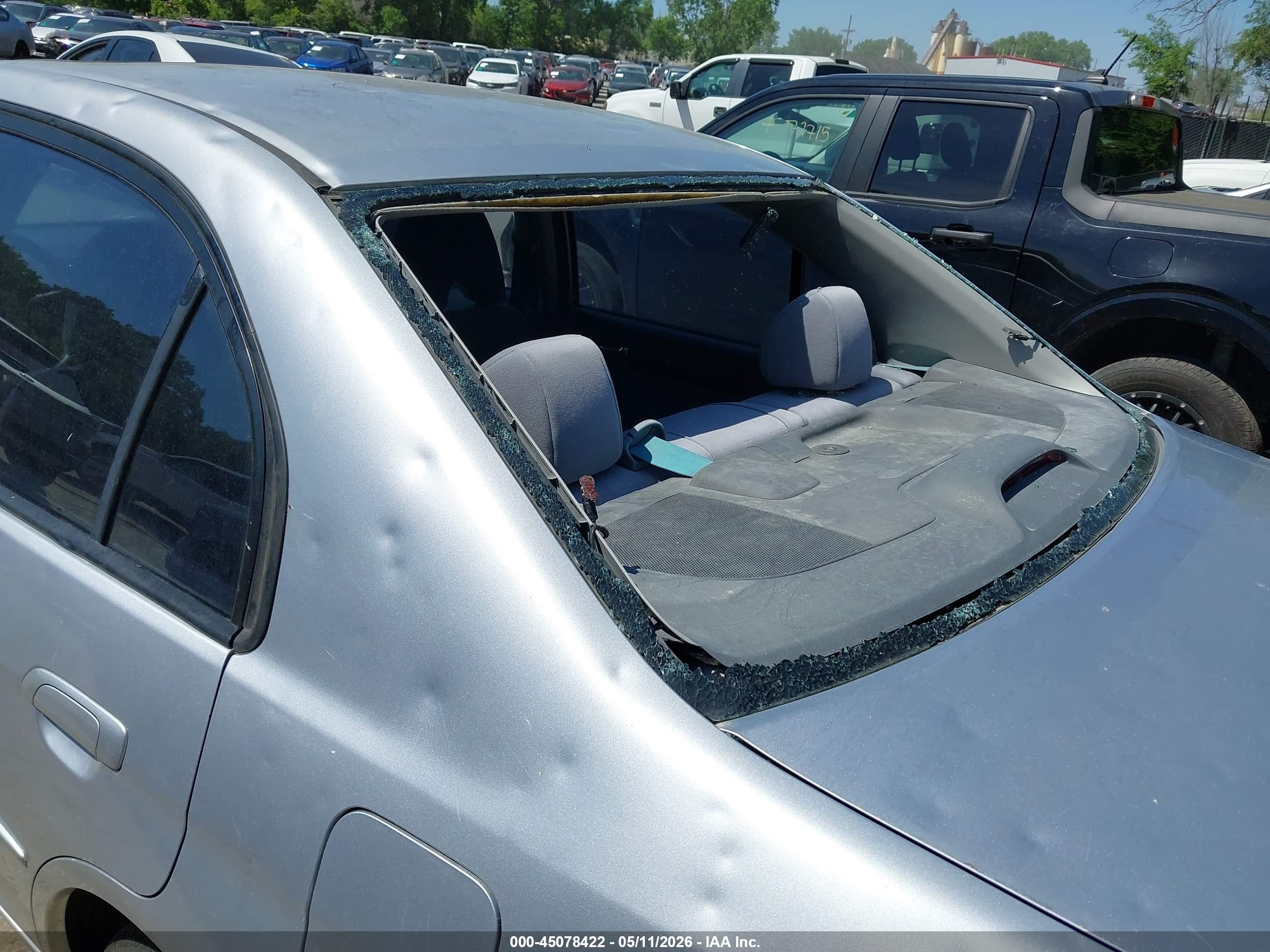 2003 Honda Civic Ex Silver vin: 1HGES26763L007670