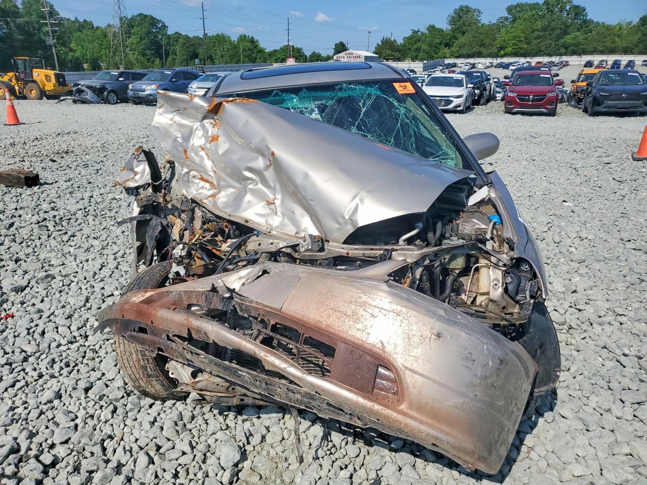 2001 Honda Civic Ex Gray vin: 1HGES26771L033563