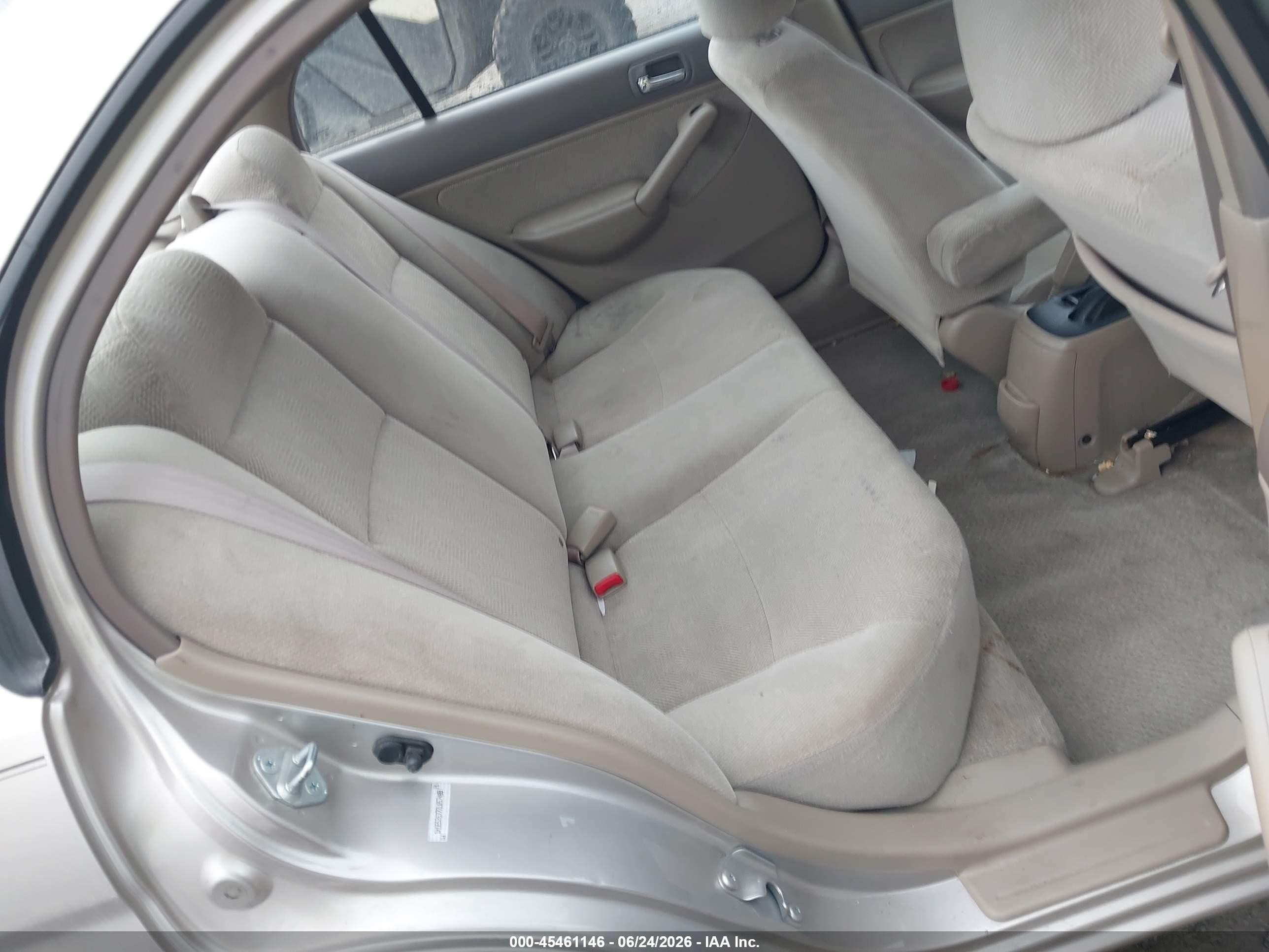 2002 Honda Civic Ex Tan vin: 1HGES26772L057489