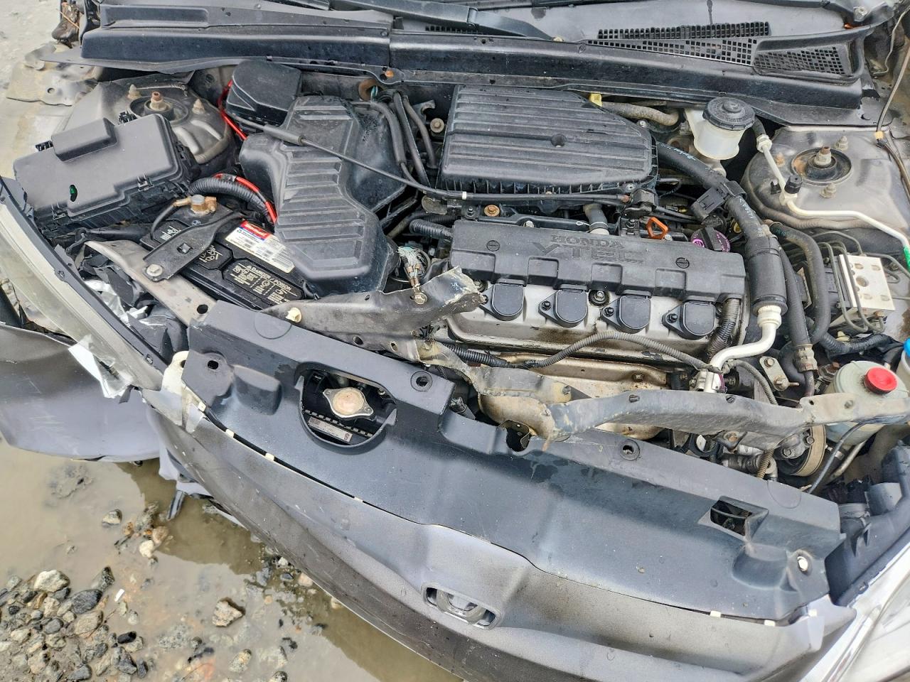 2005 Honda Civic Ex Серый vin: 1HGES26775L022665