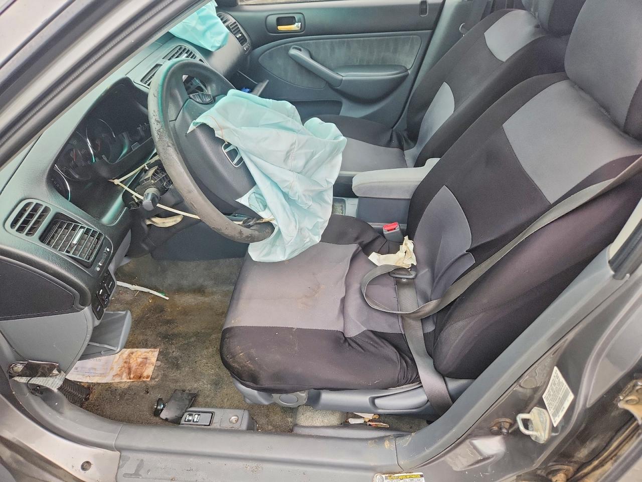 2005 Honda Civic Ex Серый vin: 1HGES26775L022665