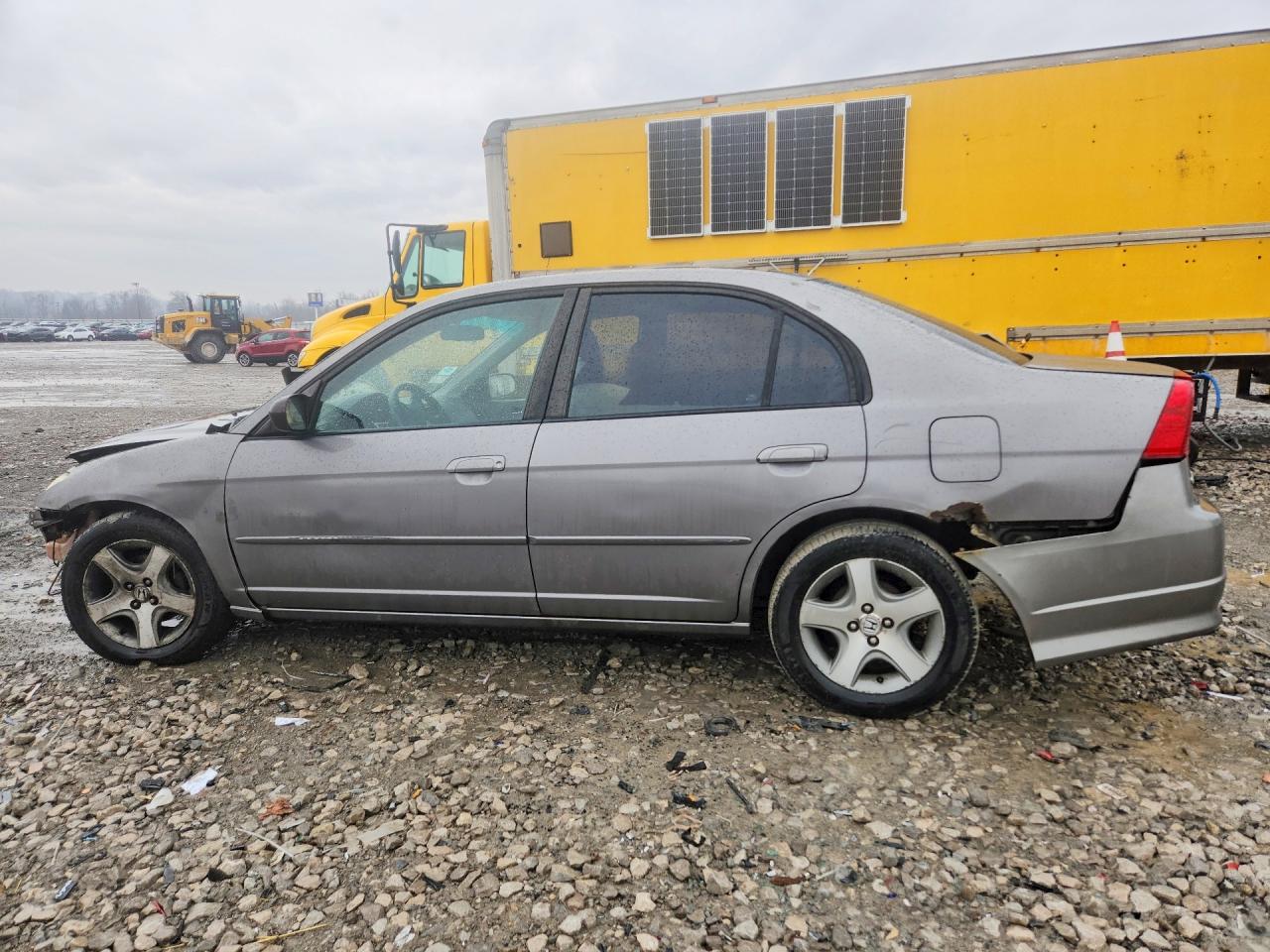 2004 Honda Civic Gray vin: 1HGES26784L022396