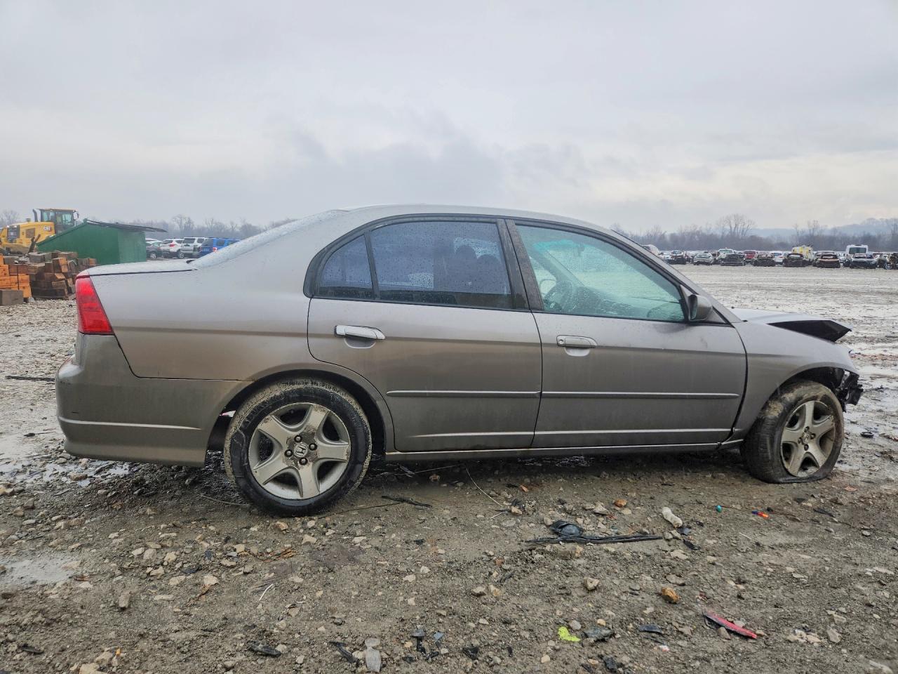 2004 Honda Civic Gray vin: 1HGES26784L022396